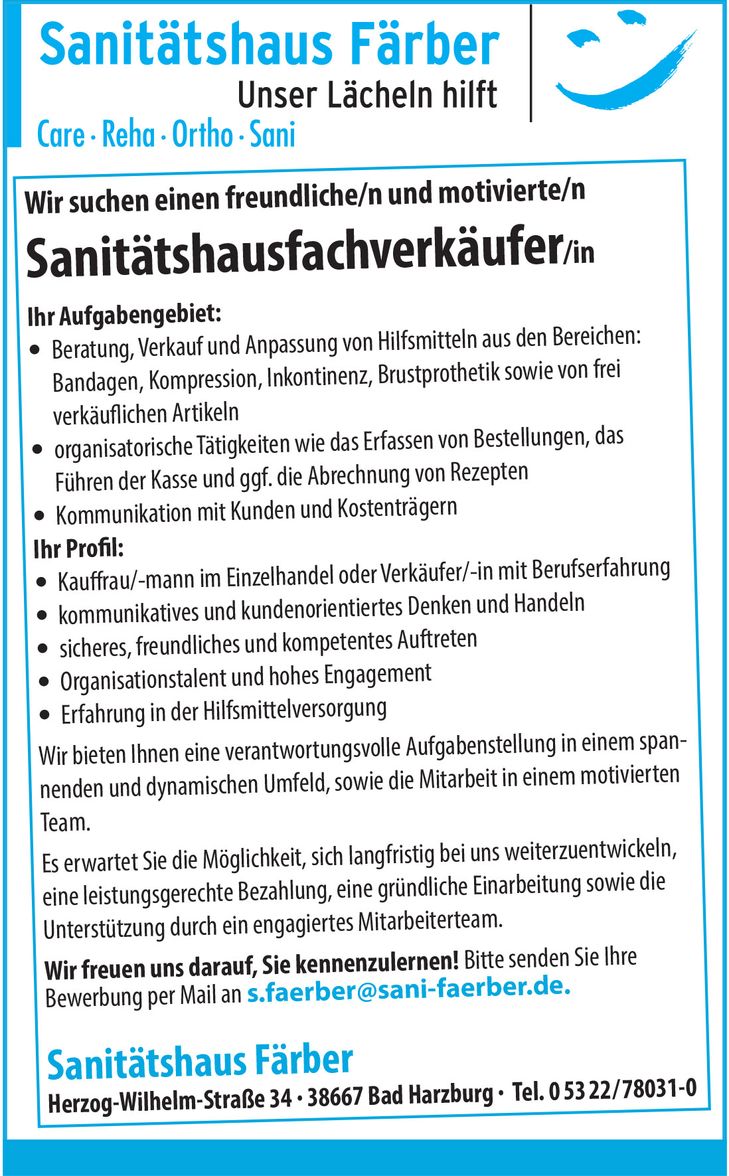 Stellenangebot